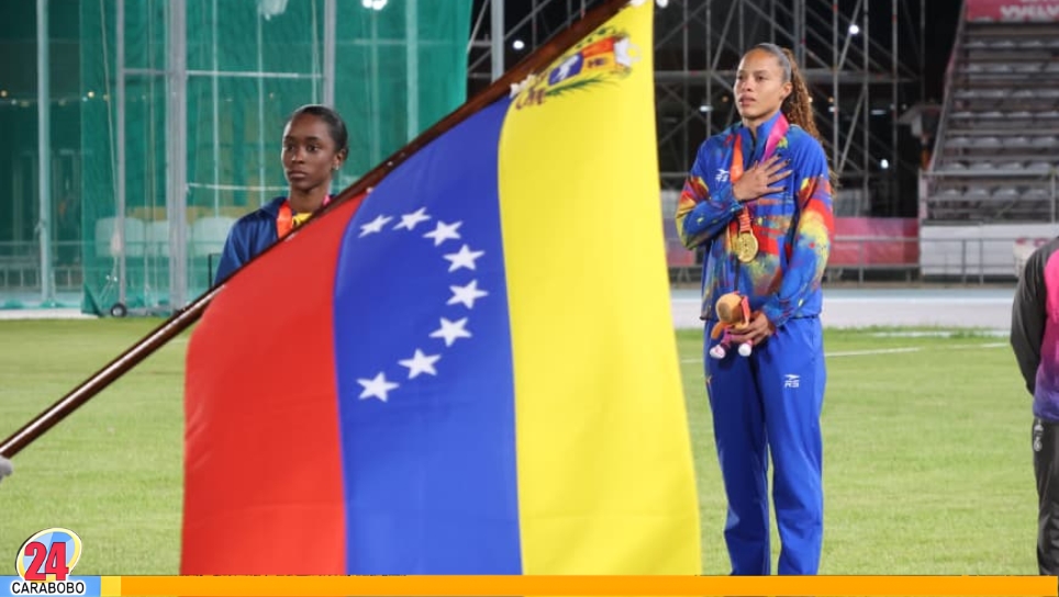 Orangys Jiménez triplete en atletismo