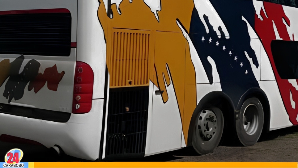 Robaron un autobús Caracas - Tucupita