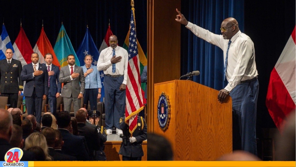 Shaquille O'Neal graduado en el FBI