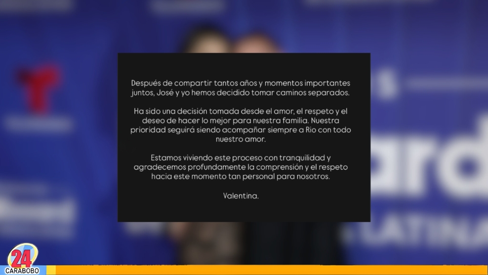 Valentina Ferrer y J Balvin