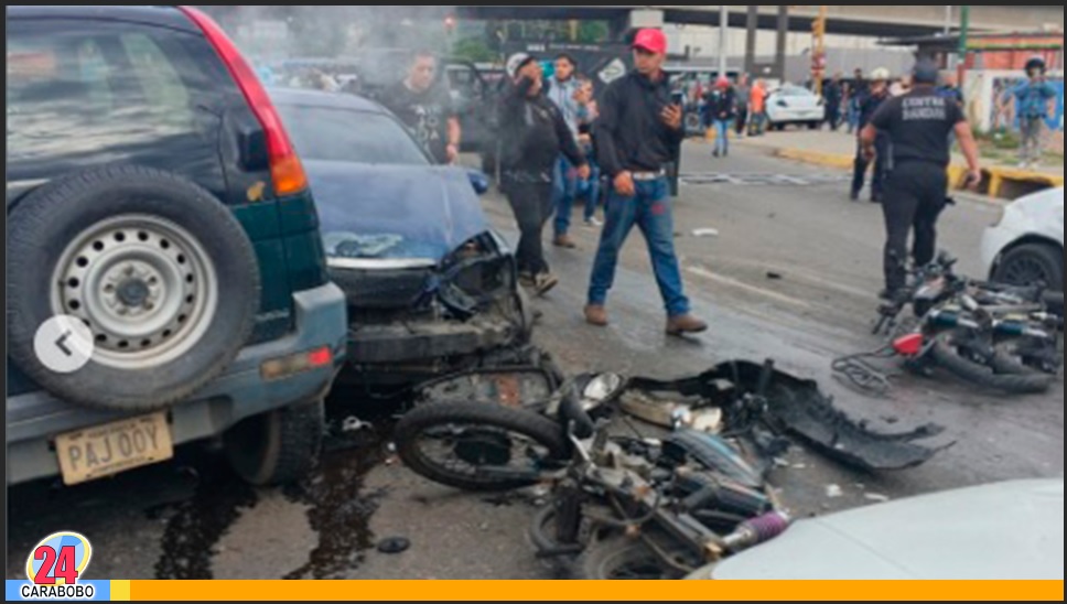 Unidad de transporte en Caracas sufre falla mecánica 