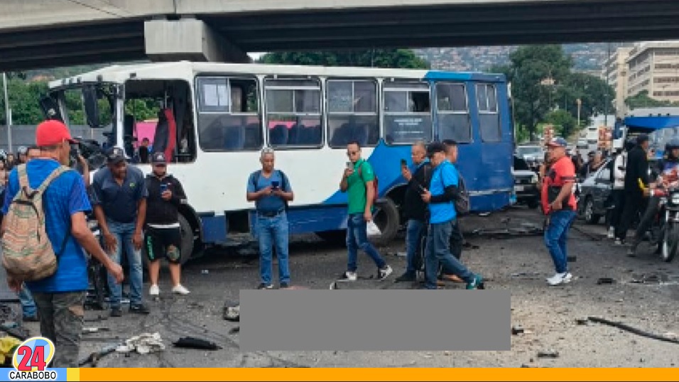 Unidad de transporte en Caracas