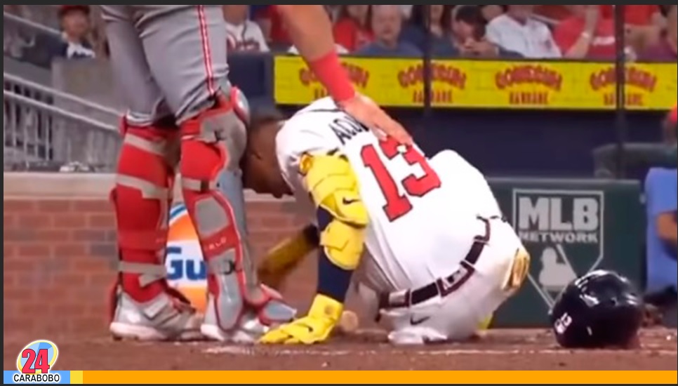 Acuña Jr no tiene fractura en su pierna izquierda