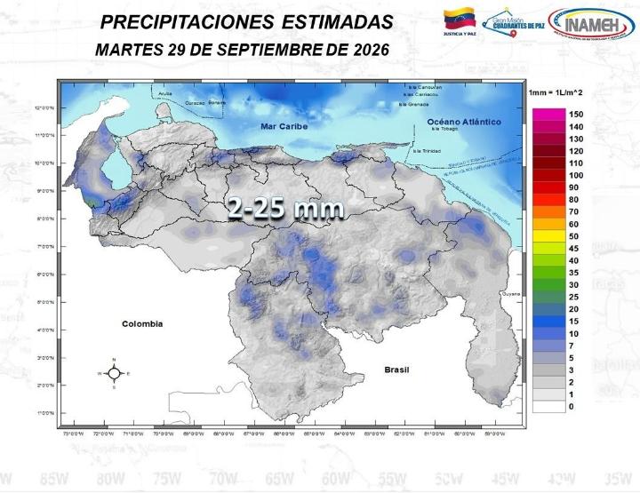 clima hoy 29 de septiembre de 2026
