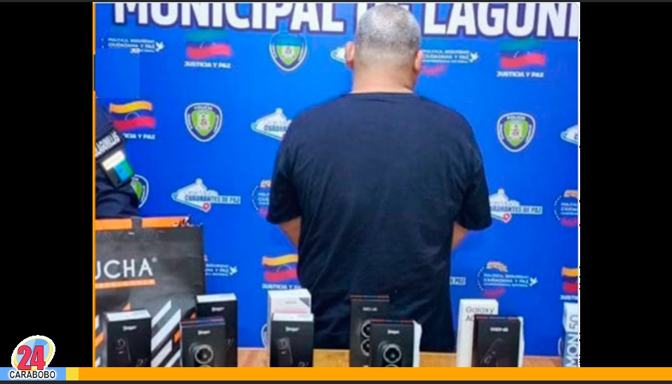 Detenido por hurtar 16 celulares de alta gama