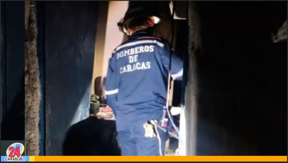 Escape de gas en una residencia en Caracas