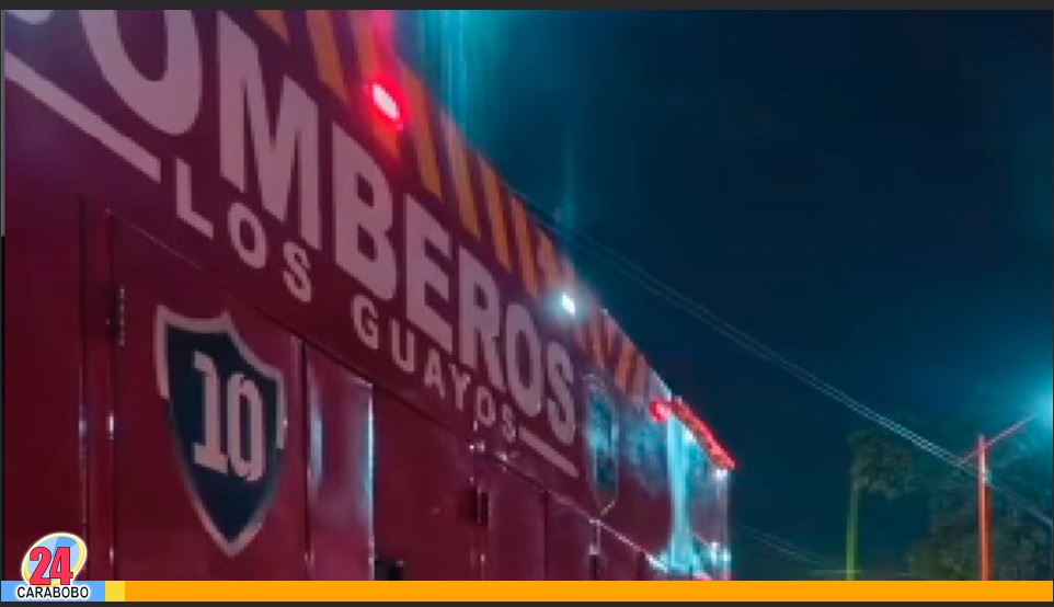 Incendio en un taller de electrodomésticos en Los Guayos