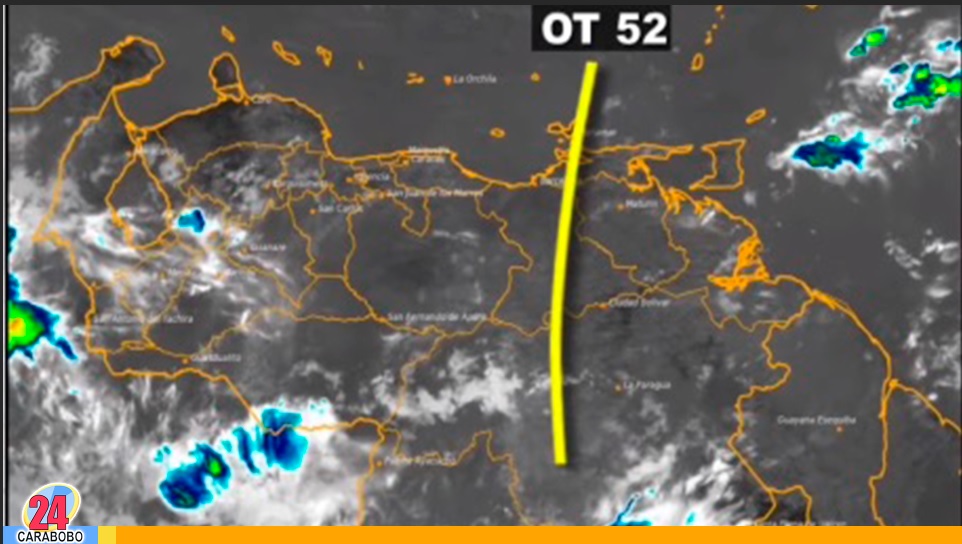 Paso de la onda tropical 52 
