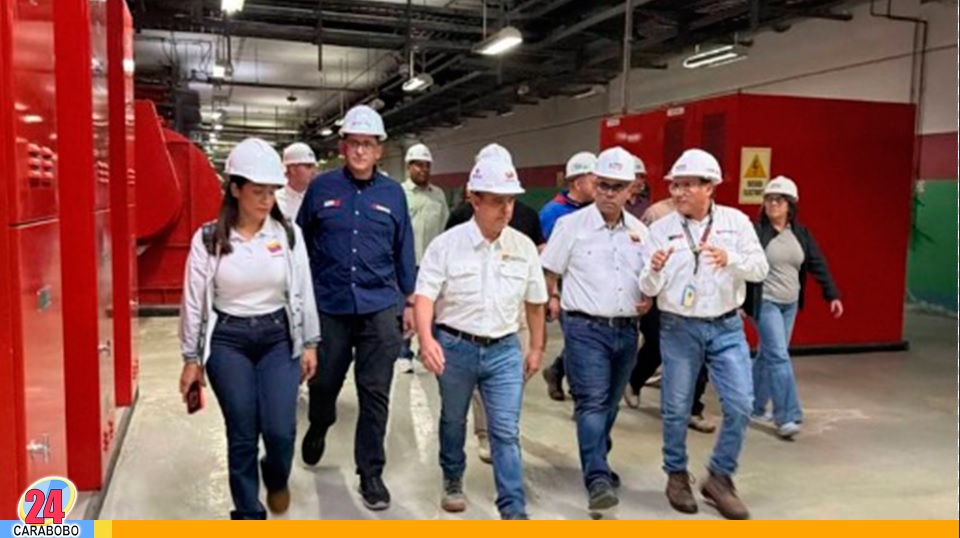 inspección técnica en la Central Hidroeléctrica Simón Bolívar de El Guri