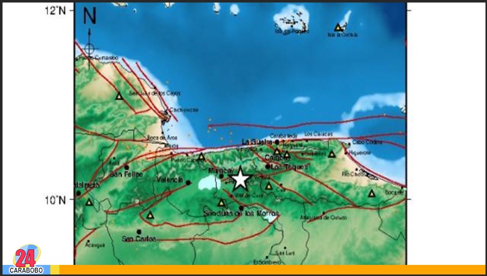 Sismo en el estado Aragua