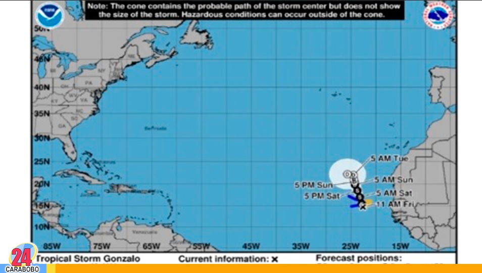 Tormenta tropical Gonzalo