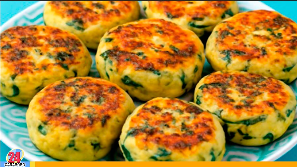Tortitas de papas y espinacas