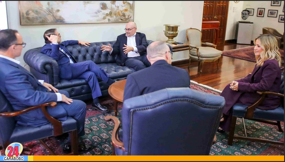 Gobernador Lacava sostuvo productivo encuentro con Embajador de la Unión Europea en Venezuela
