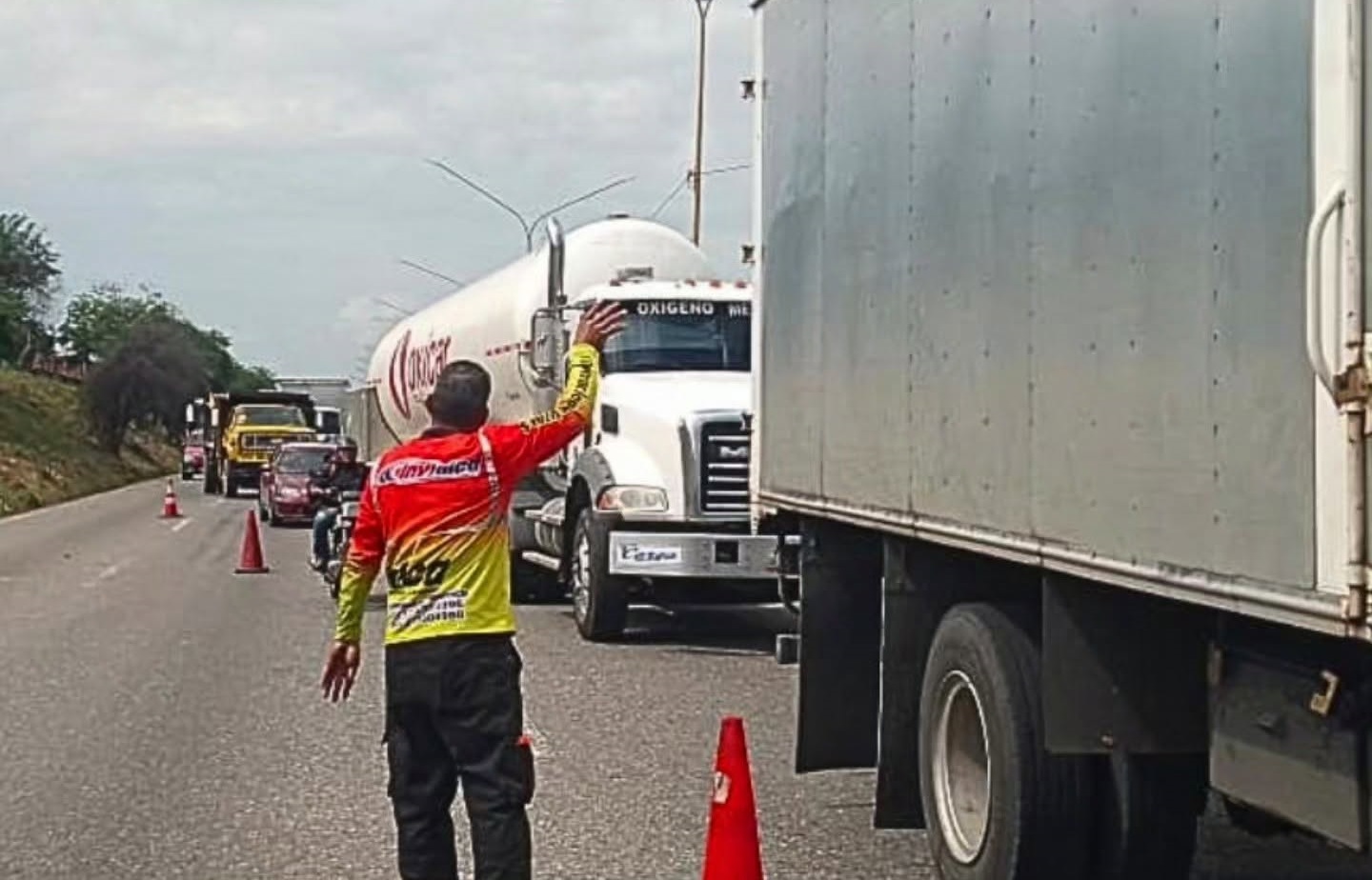 Hecho vial en la Autopista Sur