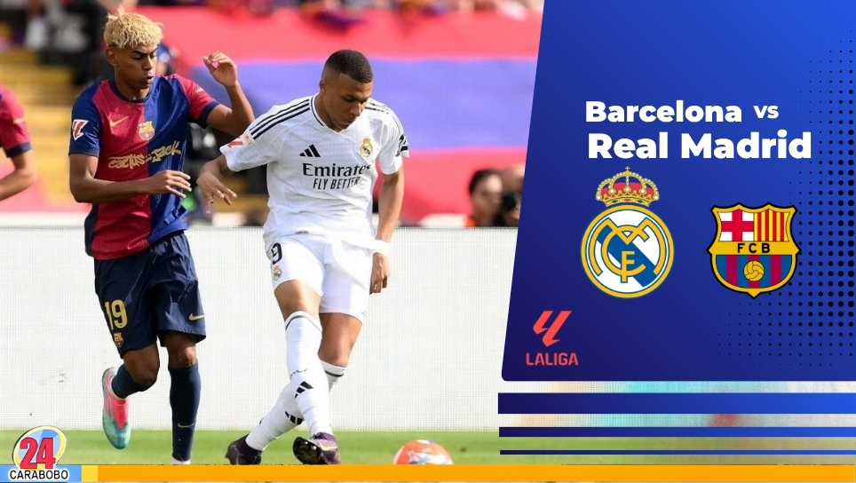 Clásico Barcelona y Real Madrid