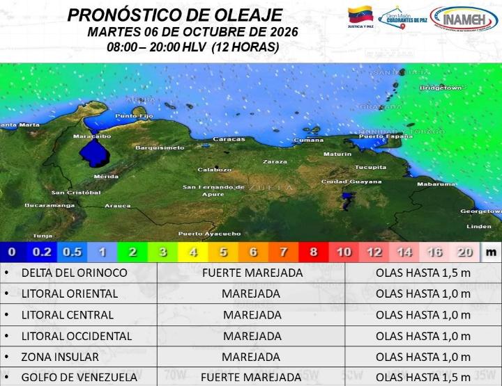 Estado del clima hoy 7 de octubre de 2026