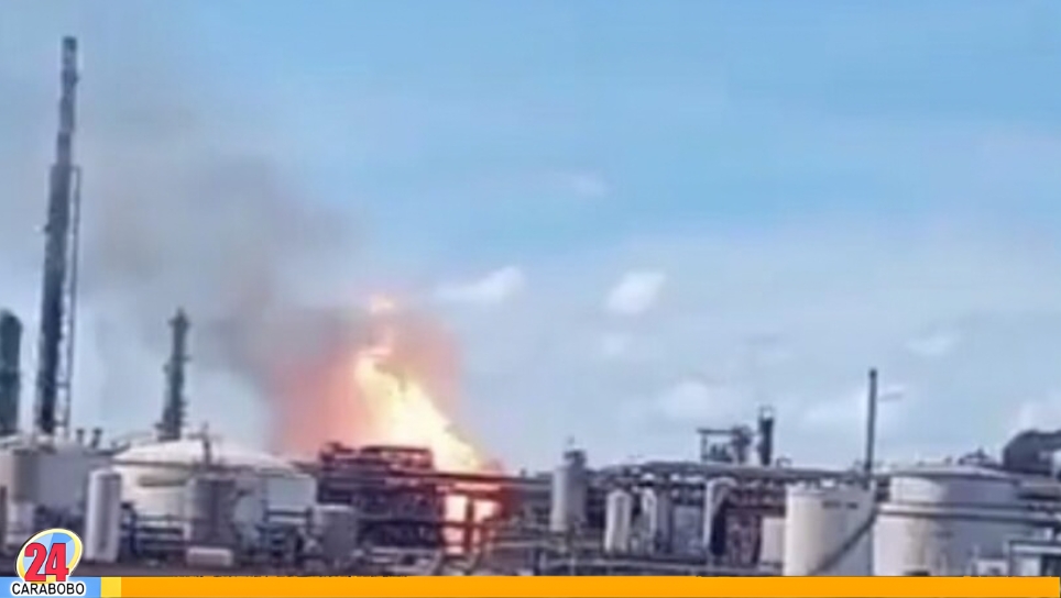 Incendio en refinería Cardón Falcon