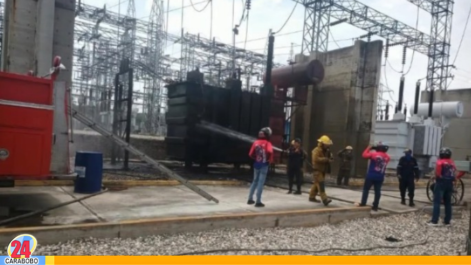 Incendio en subestación eléctrica de Barquisimeto