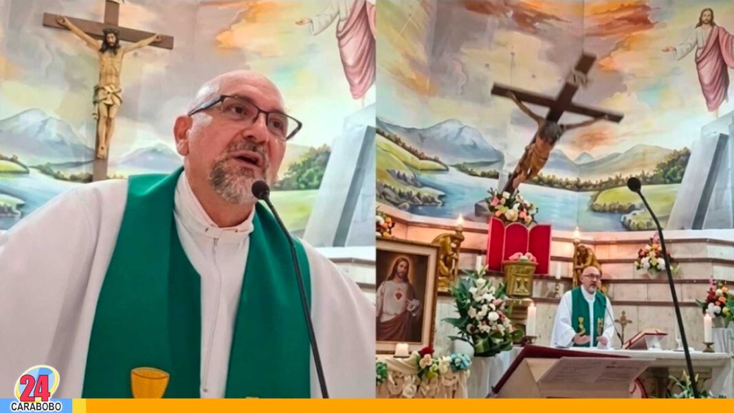 Sacerdote murió caerle la cruz cabeza