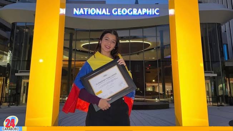 Venezolana premiada por National Geographic
