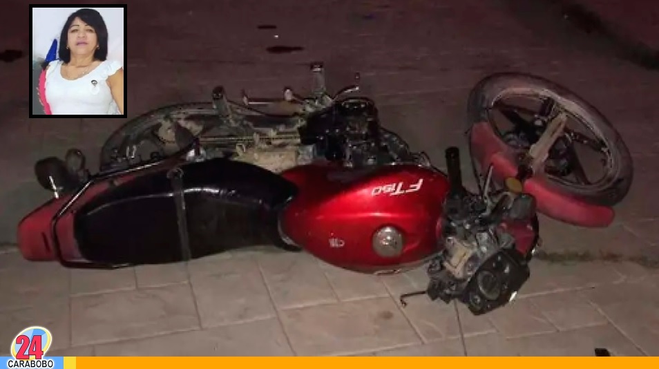 Falleció una mujer en Puerto Cabello tras quedar lesionada por motorizado