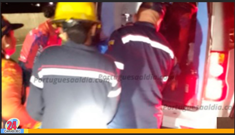 Accidente de buseta en la Autopista José Antonio Páez dejó cuatro lesionados
