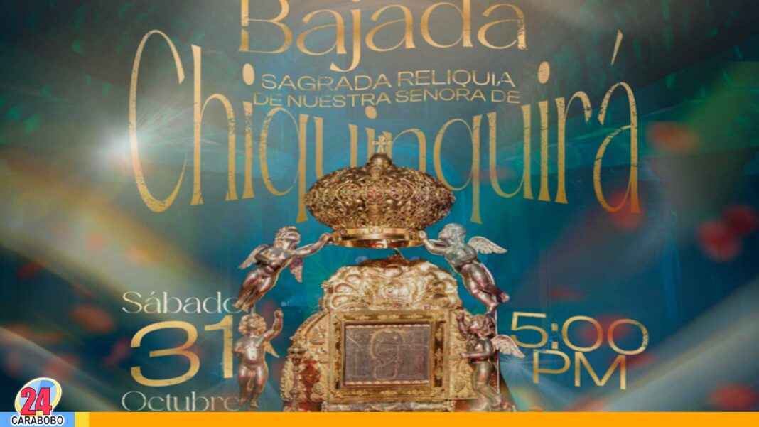 bajada de la Virgen de Chiquinquirá