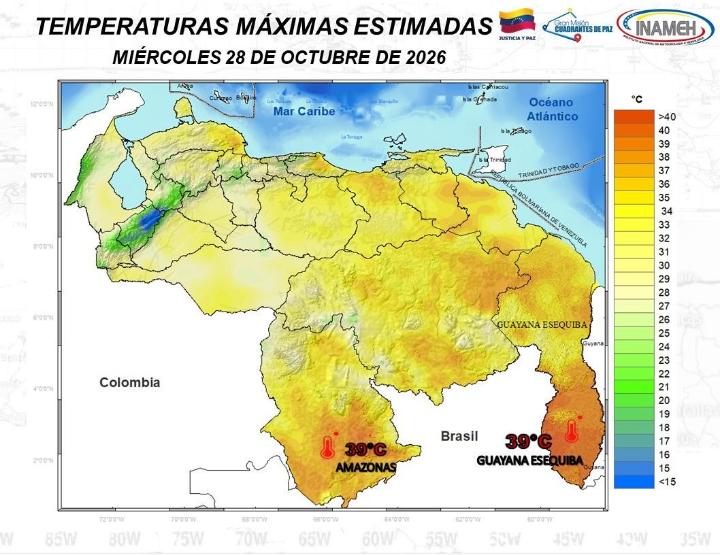 Estado del clima hoy 28 de octubre de 2026
