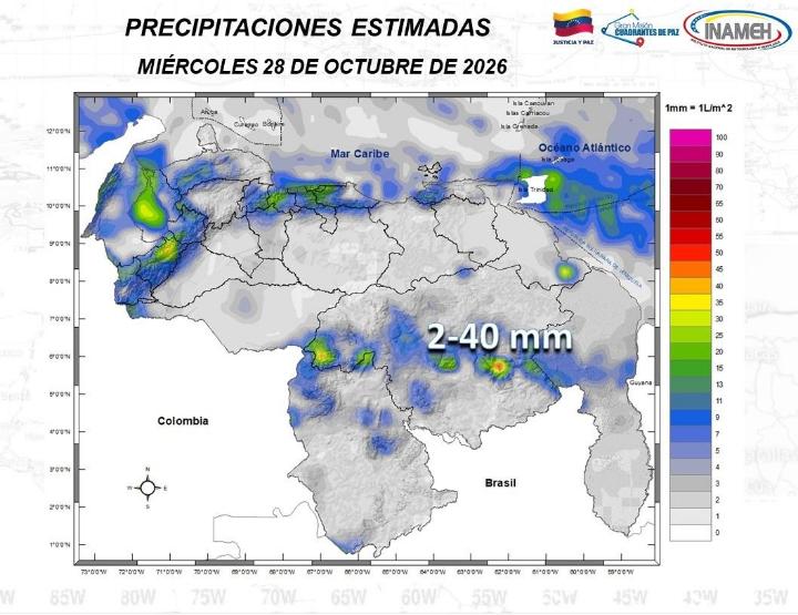Estado del clima hoy 28 de octubre de 2026