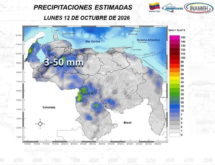 clima hoy 12 de octubre de 2026