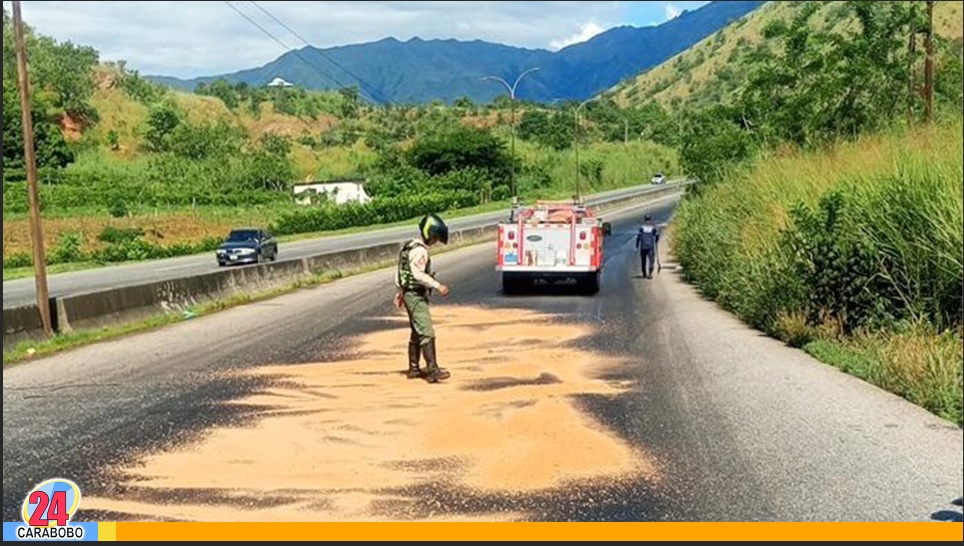 Derrame de hidrocarburos en la Variante Yagua San Diego