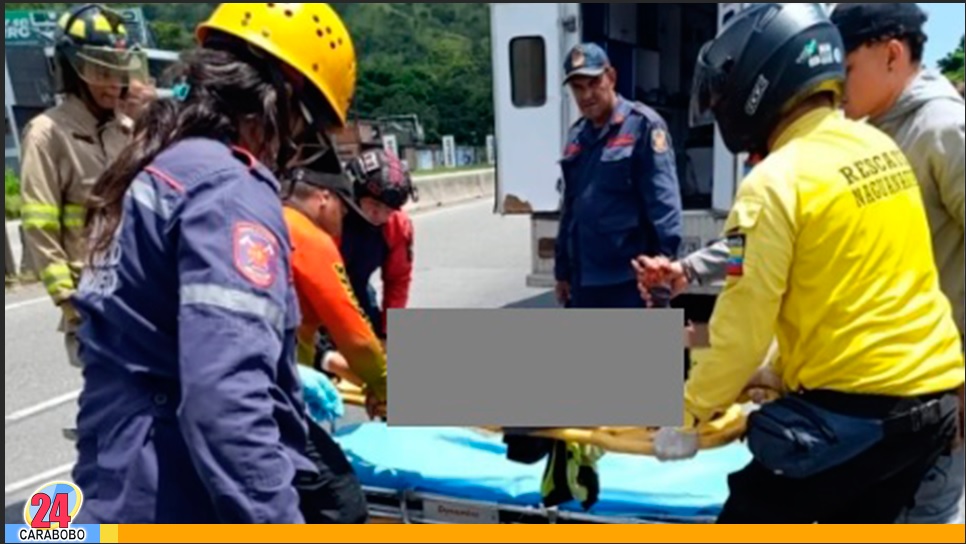 Accidente de moto en la Variante Yagua