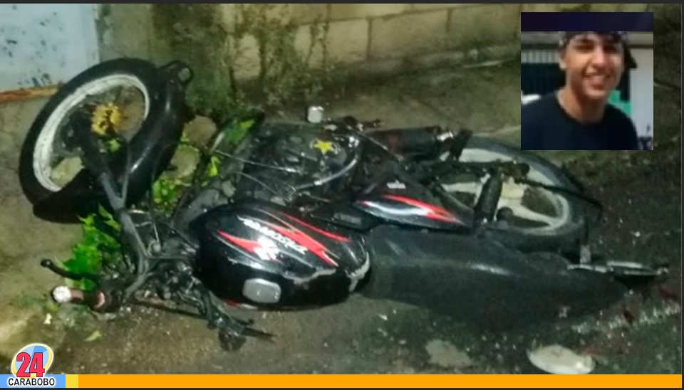 Accidente de motos en Los Guayos