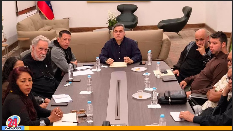 Tarek William Saab presidió reunión entre Gran Misión Viva Venezuela y Sistema de Orquesta