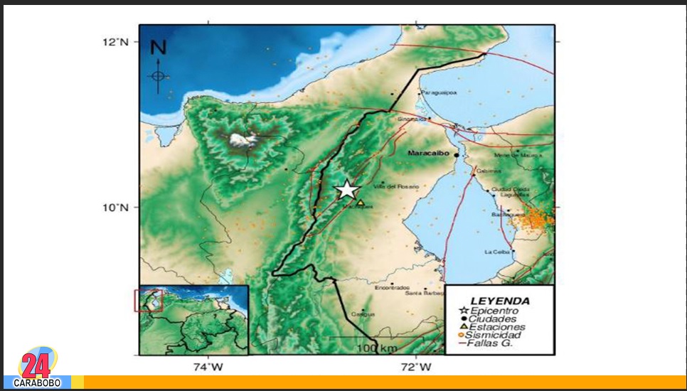 Funvisis reportó sismo de magnitud 3